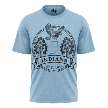 Indiana Est 1816 T-Shirt | Cardinal & Tulip Tree Tee