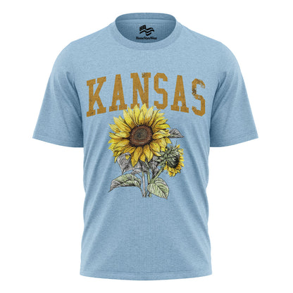 Kansas Sunflower Comfort Colors Tee | State Flower Gift Shirt