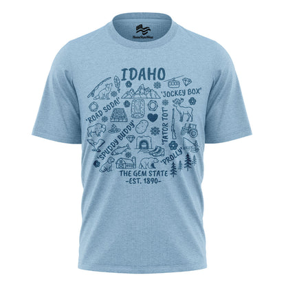 Idaho Icon T-Shirt | Gem State Outdoor Graphic Tee