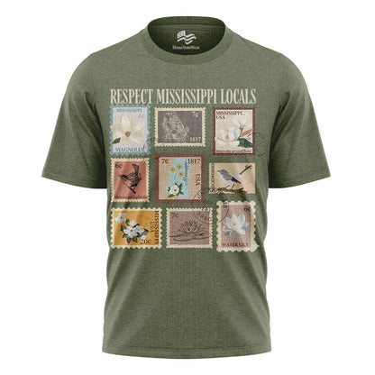Wildlife Bird & State Flower T-Shirt, Nature Lover Graphic Tee