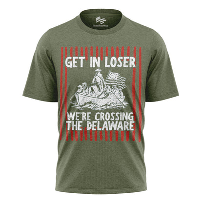 Funny Crossing the Delaware Tee | Patriotic 4th of July Shirt