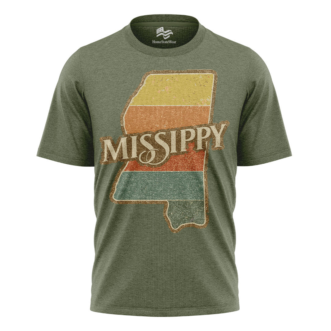 Funny Mississippi T-Shirt, Retro Distressed Southern Humor Tee