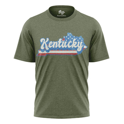 Kentucky Retro State Pride Tee | Bluegrass State Shirt
