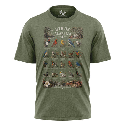 Alabama Birds T-Shirt, Bird Watching Nature Lover Tee