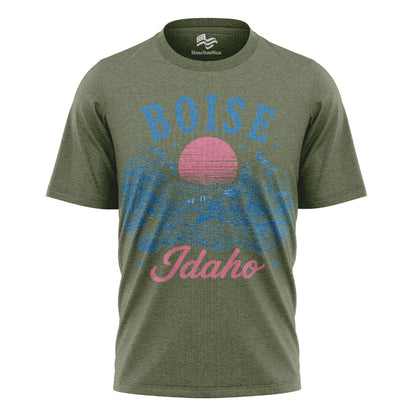 Boise Idaho Comfort Colors Tee | Retro City Travel Shirt