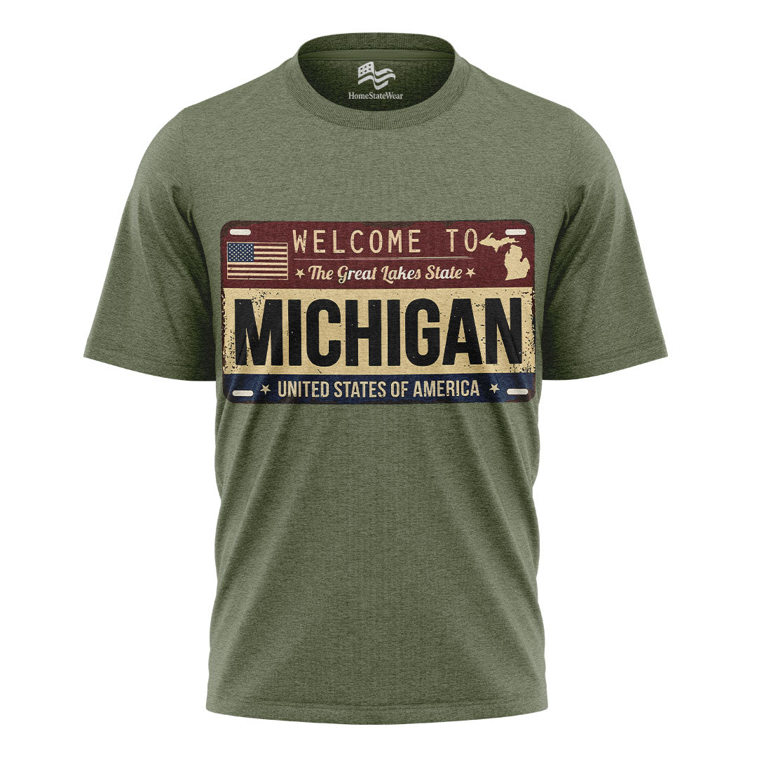 Welcome to Michigan T-Shirt | Great Lakes State Gift Tee