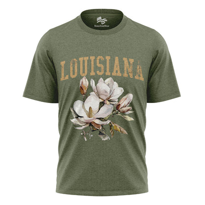 Louisiana Magnolia Comfort Colors Tee | State Flower Gift Shirt