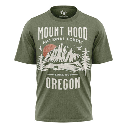 Mount Hood National Forest Comfort Colors® T-Shirt, Oregon Hiking Souvenir Tee