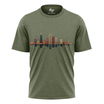 Illinois Cardinal & Violet Comfort Colors Tee | Nature Lover Shirt