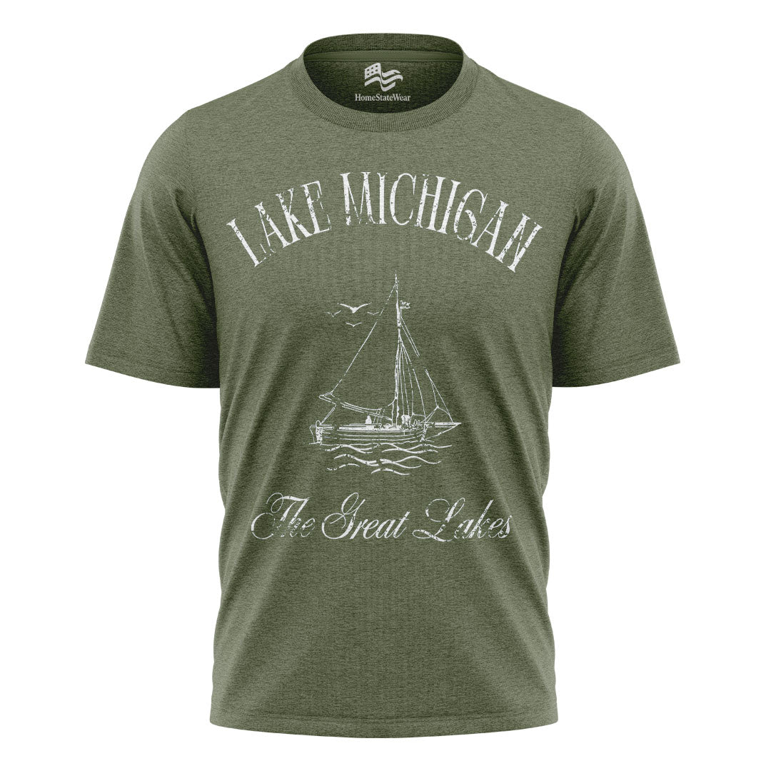 Lake Michigan Comfort Colors Tee | Great Lakes Vacation Shirt
