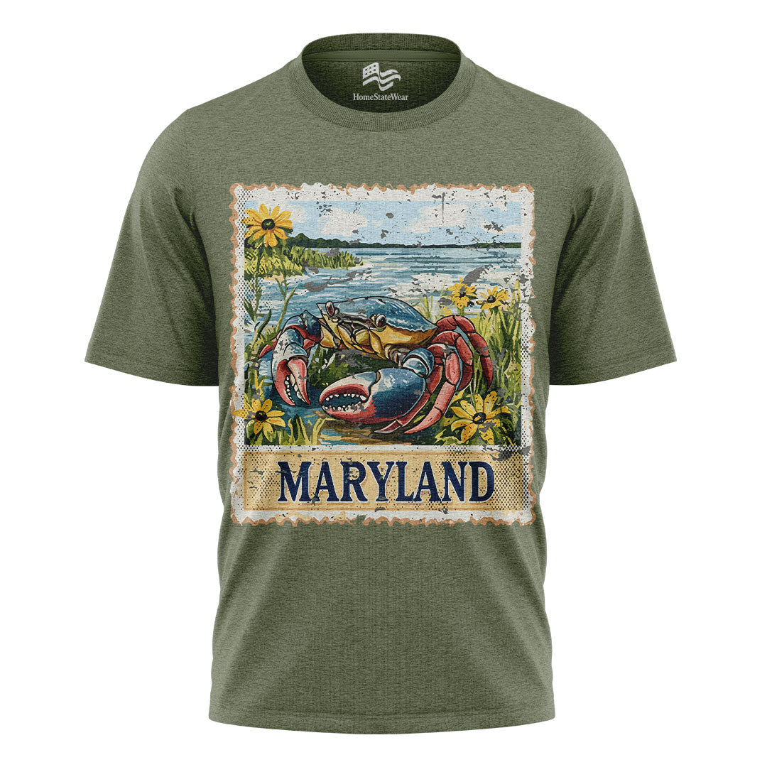 Maryland Blue Crab T-Shirt | Chesapeake Bay Summer Tee
