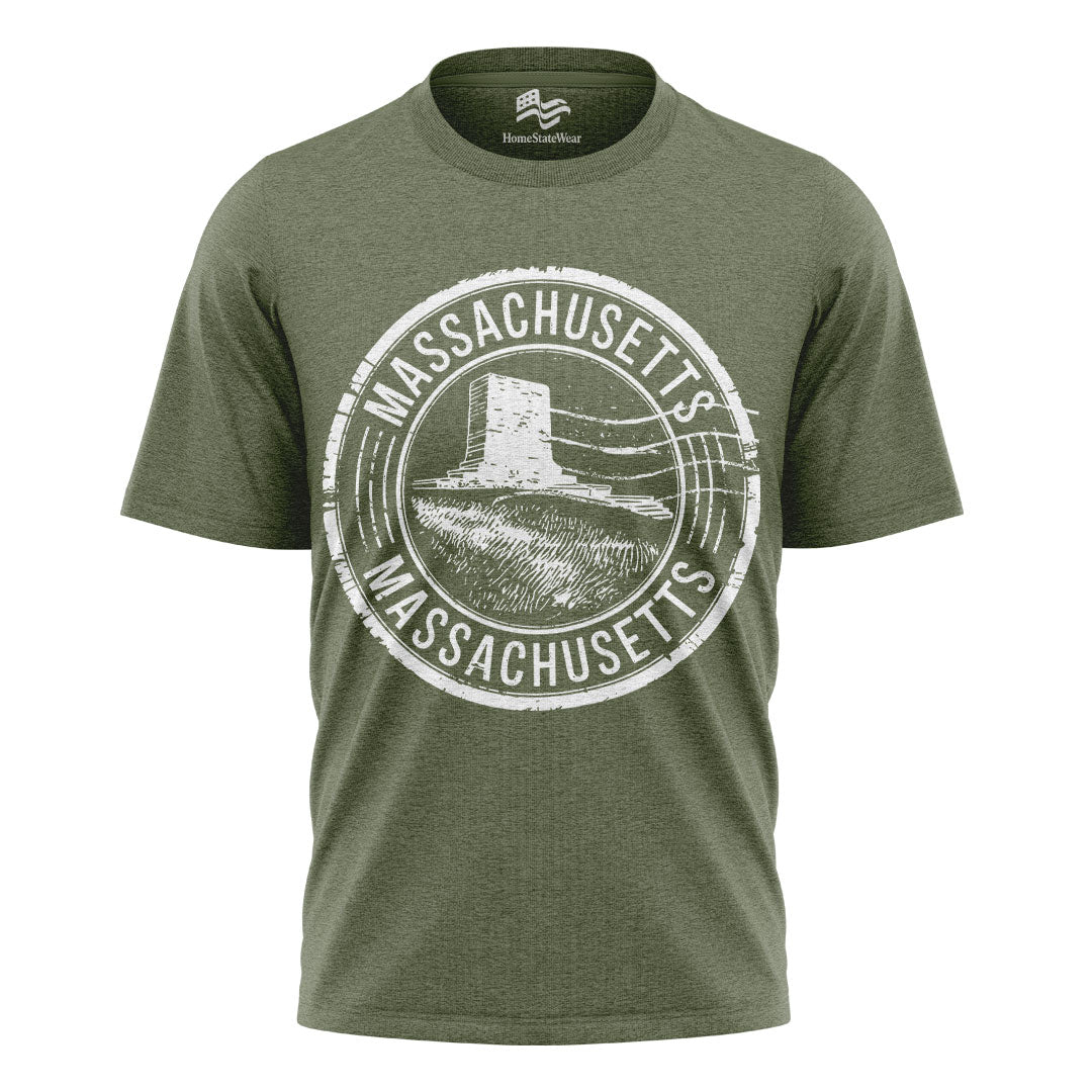 Massachusetts Gildan T-Shirt | Bay State Graphic Tee