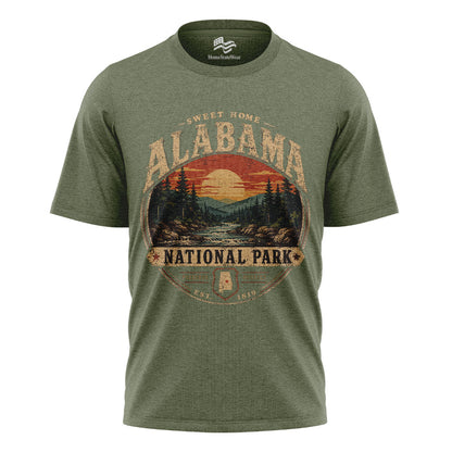Alabama Wilderness Vintage Adventure Graphic Tee