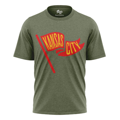 Kansas City Football Comfort Colors T-Shirt