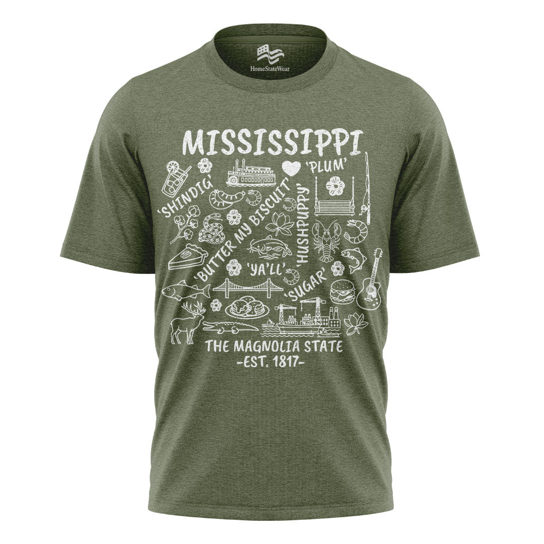 Mississippi Magnolia State T-Shirt