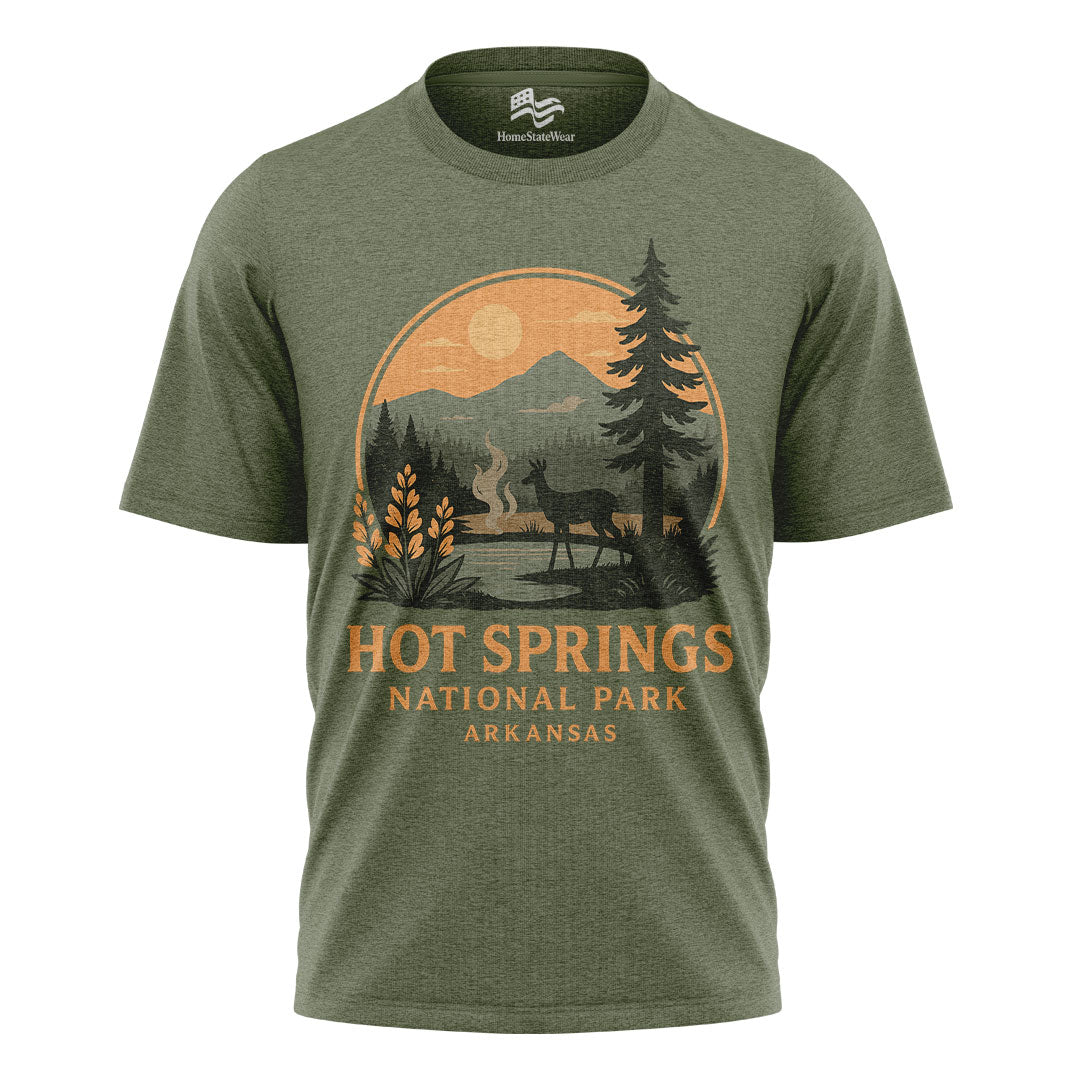 Vintage Arkansas Hiking Tee, Outdoor Nature Gift
