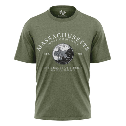 Massachusetts T-Shirt | Bay State Souvenir Tee