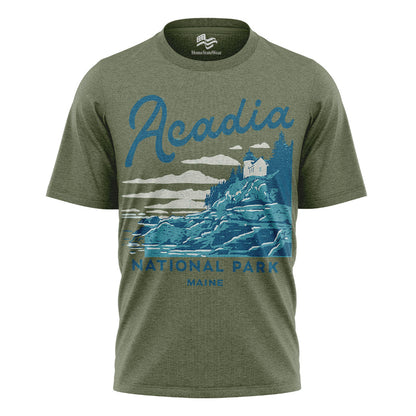 Acadia National Park Maine Tee | Vintage Travel Shirt