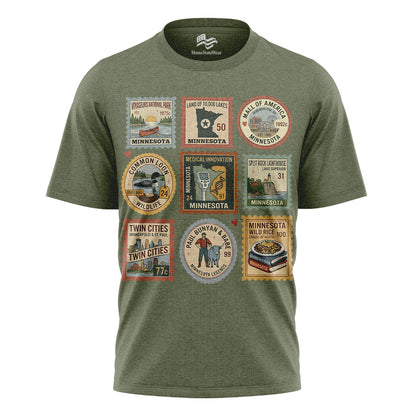 Minnesota State Stamp T-Shirt
