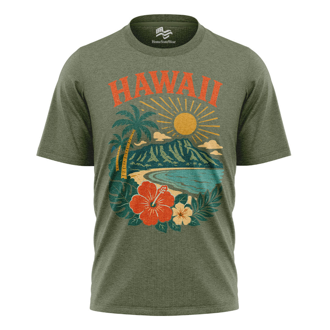 Hawaii Tropical Vacation Comfort Colors Beach Lover Travel Shirt