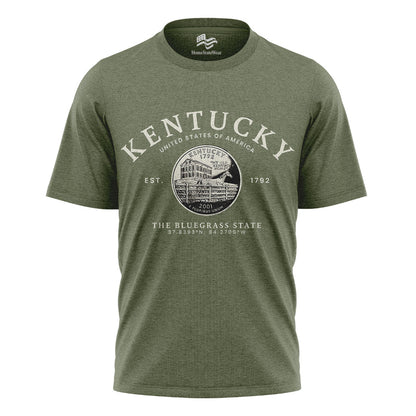 Kentucky Quarter T-Shirt | Bluegrass State Souvenir Tee
