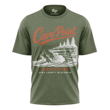 Cave Point County Park Tee | Door County Wisconsin Shirt
