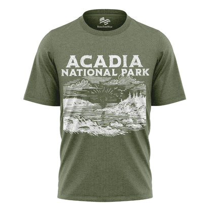 Acadia National Park T-Shirt | Maine Outdoor Travel Te