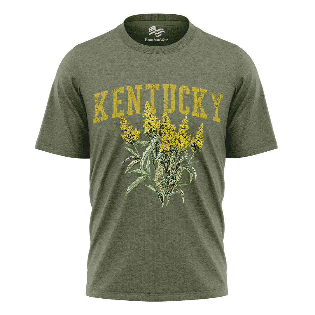 Kentucky Goldenrod Comfort Colors Tee | State Flower Gift Shirt