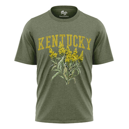 Kentucky Goldenrod Comfort Colors Tee | State Flower Gift Shirt