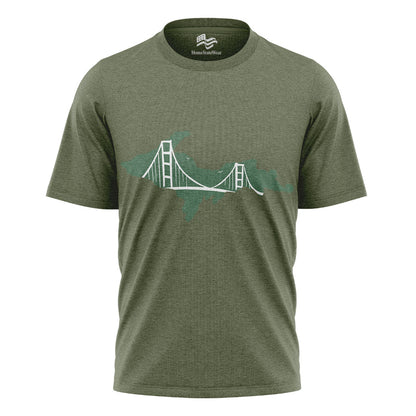 Upper Peninsula Michigan T-Shirt, UP Bridge Tee