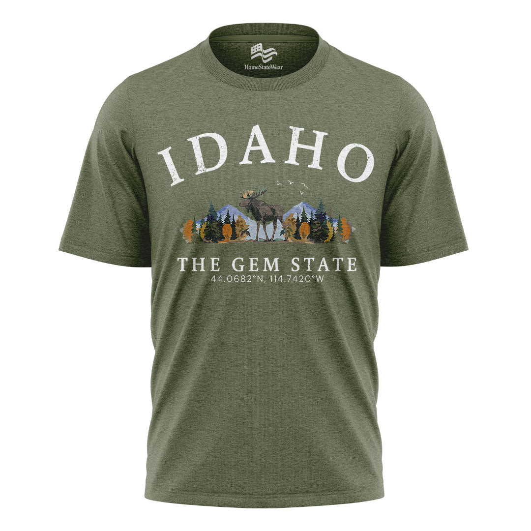 Idaho Nature Lover Gem State Pride Tee