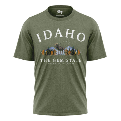 Idaho Nature Lover Gem State Pride Tee