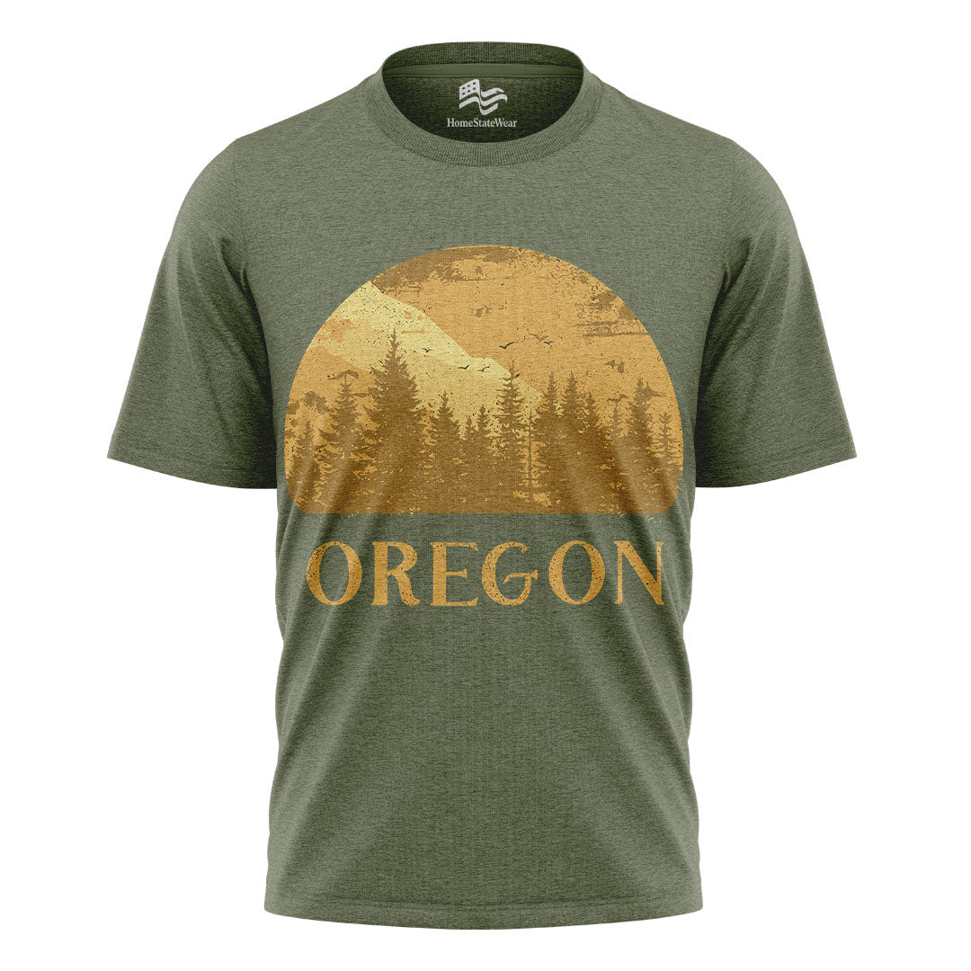 Oregon Comfort Colors® T-Shirt, Pacific Northwest Mountain Souvenir Tee
