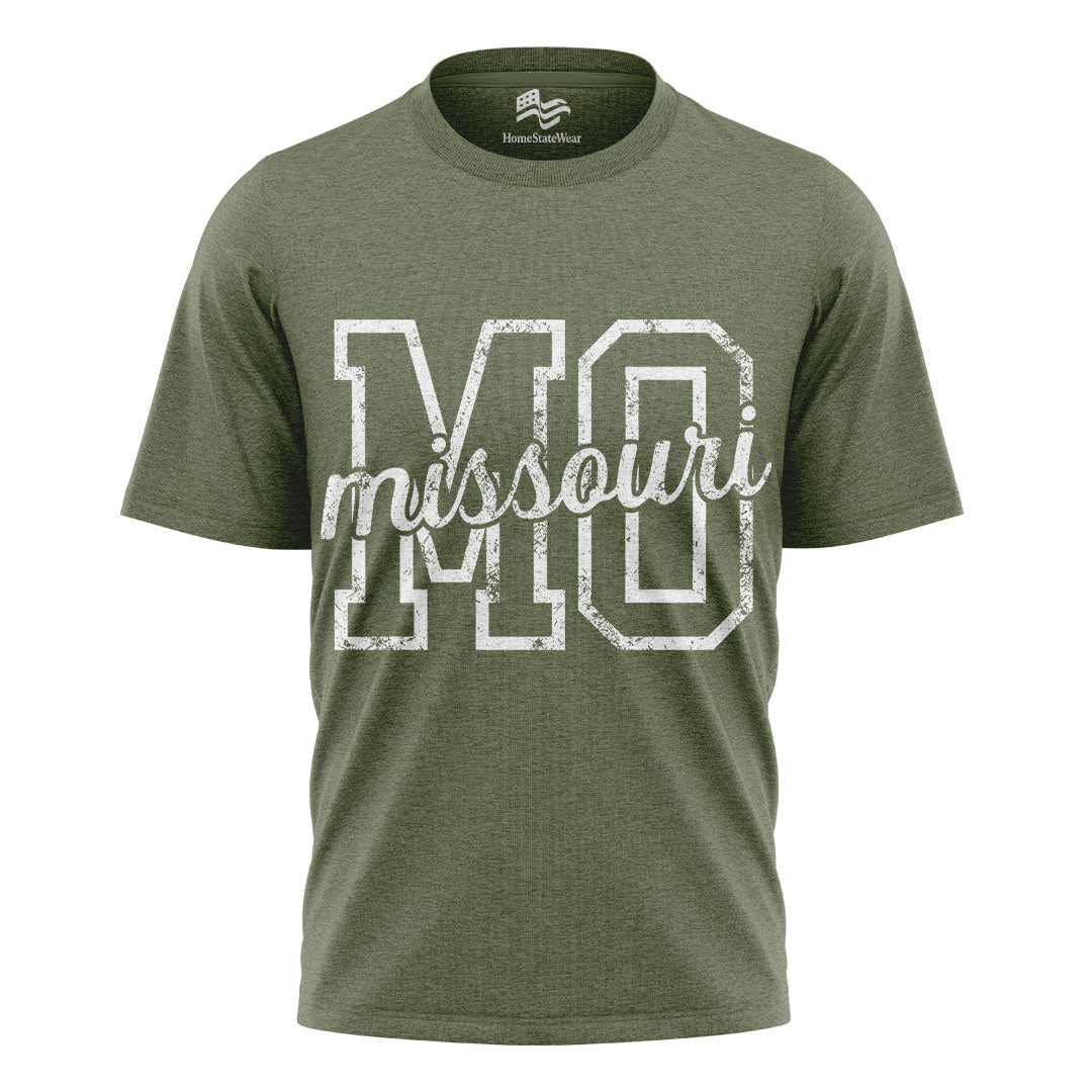 Retro Missouri T-Shirt, Comfort Colors Distressed Varsity