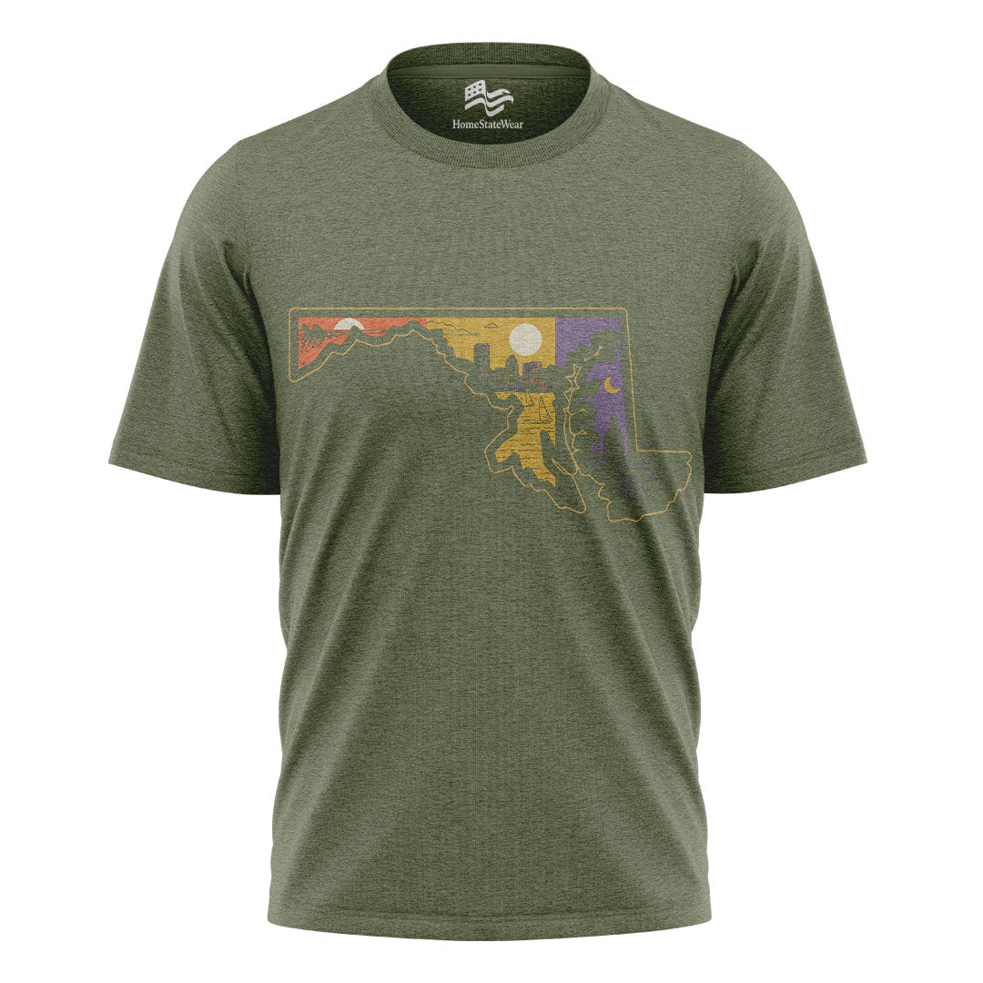 Layers of Maryland T-Shirt | Old Line State Graphic Tee
