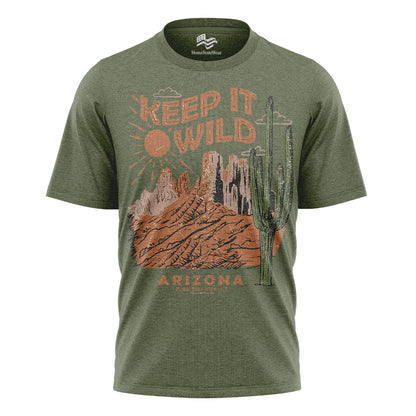 Keep It Wild Desert Graphic Tee, Southwest Nature Lover Gift