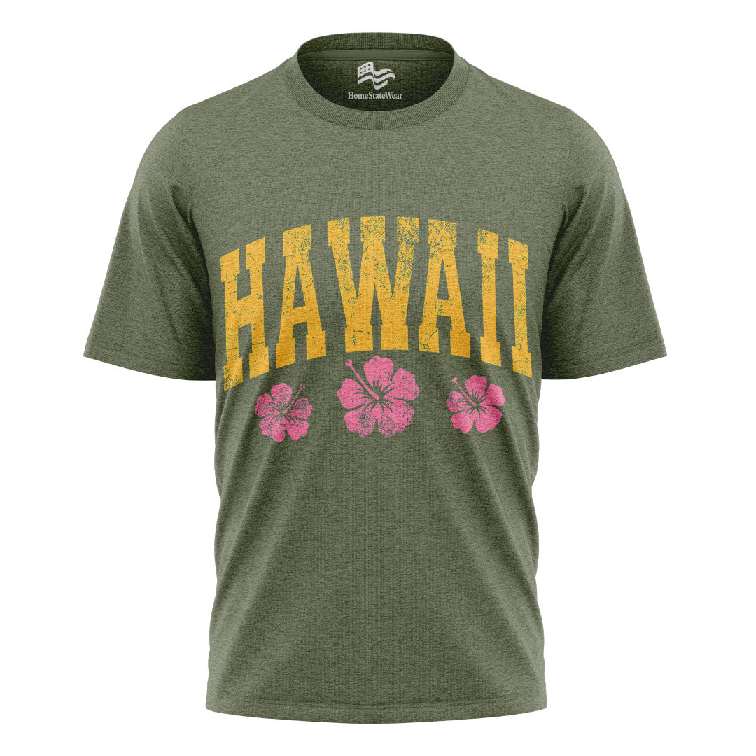 Hawaii Hibiscus Comfort Colors Aloha Summer Beach Shirt