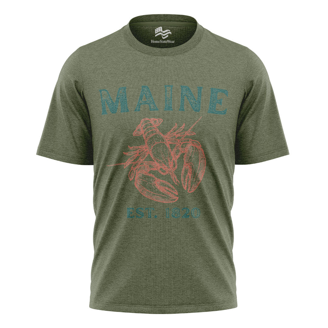 Maine Lobster Comfort Colors Tee | Coastal Souvenir Shirt