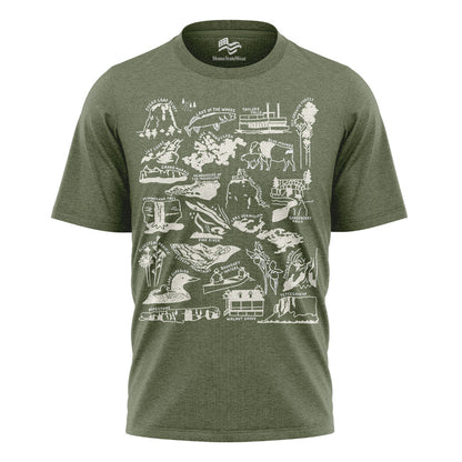 Minnesota Nature Checklist T-Shirt