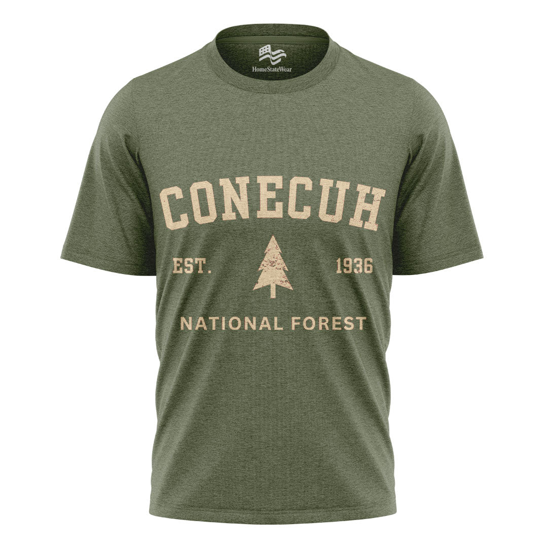 Conecuh National Forest T-Shirt, Alabama Outdoor Adventure Tee