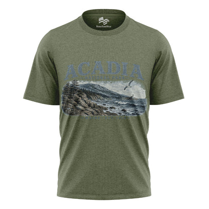 Acadia National Park Tee | Vintage Maine Hiking Shirt