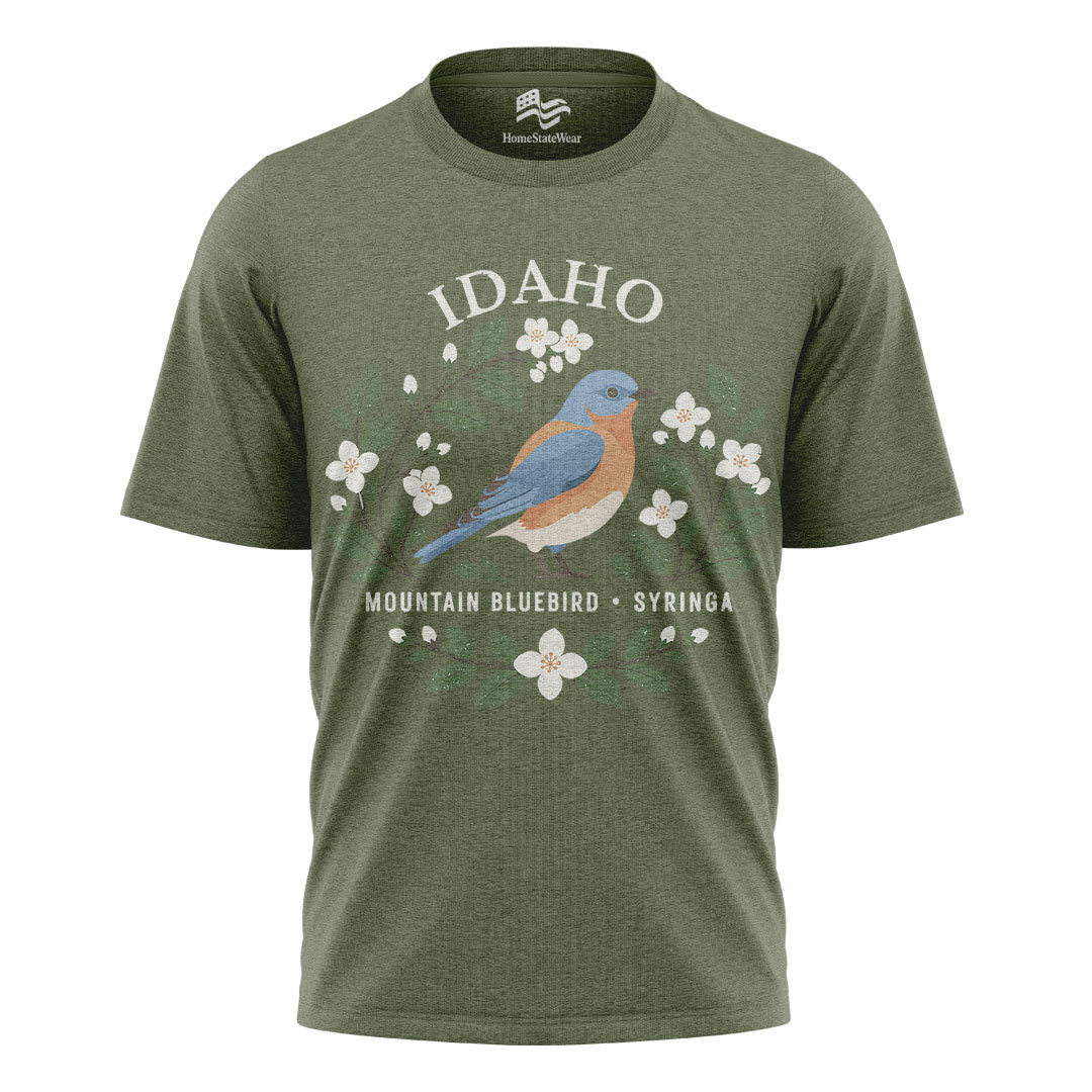 Idaho Bluebird & Syringa