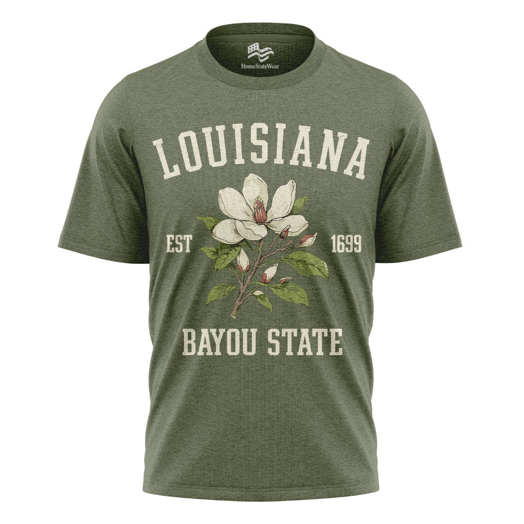 Louisiana Bayou Comfort Colors Tee | Magnolia Cajun Gift Shirt