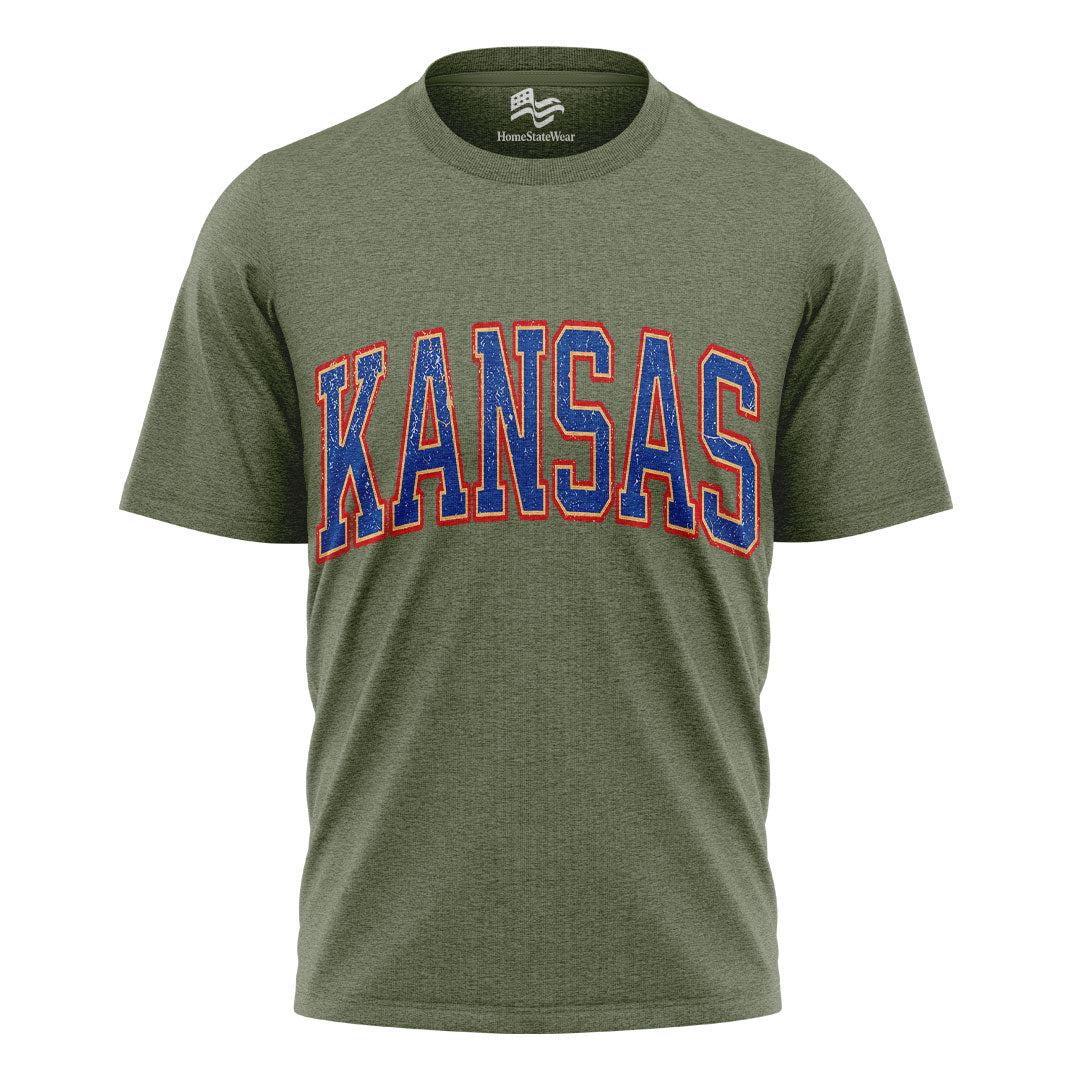 Kansas Vintage T-Shirt | Retro State Pride Tee