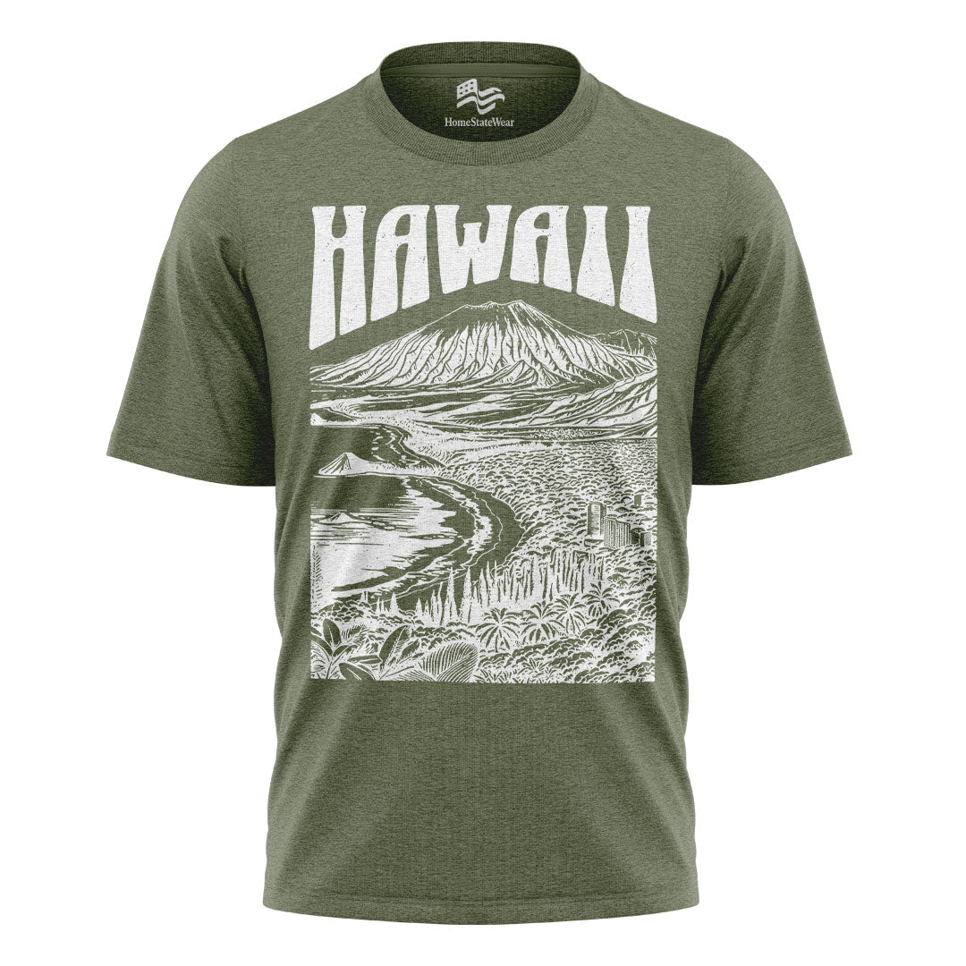Retro Hawaii Aloha Tee | Vintage Tropical Beach Shirt