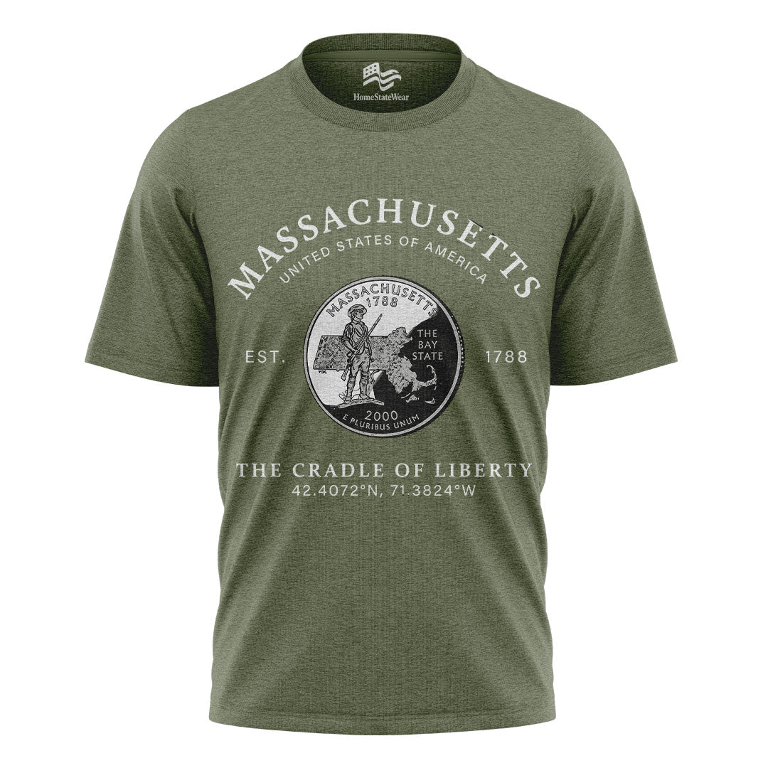 Massachusetts Bay State T-Shirt | New England Gift Tee