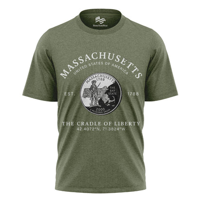 Massachusetts Bay State T-Shirt | New England Gift Tee
