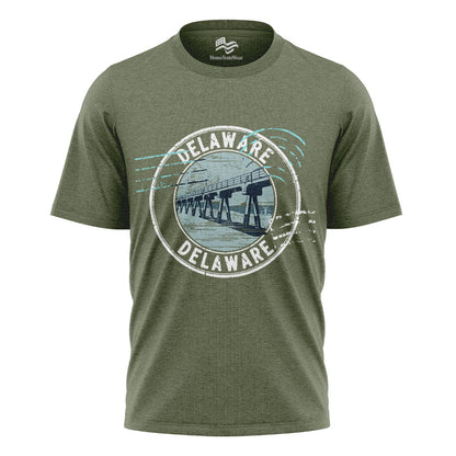 Delaware Bridge Graphic Tee | Scenic Landmark Souvenir Shirt