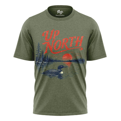 Up North Lake Life Tee | Vintage Cabin Vacation Shirt