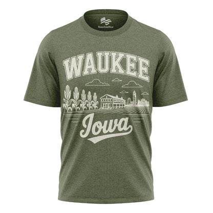 Waukee Iowa Comfort Colors Tee | Midwest Skyline Shirt